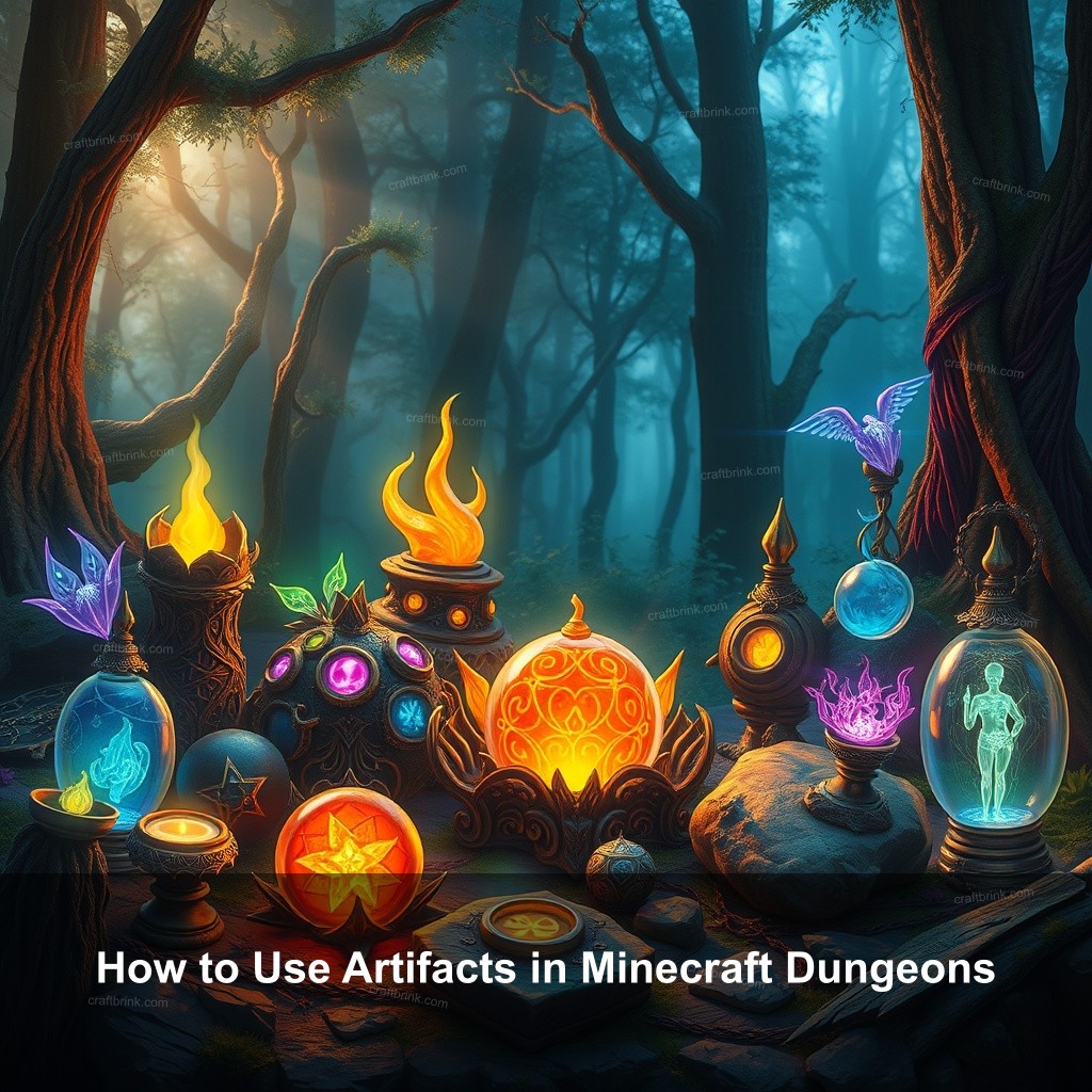 How to Use Artifacts in Minecraft Dungeons