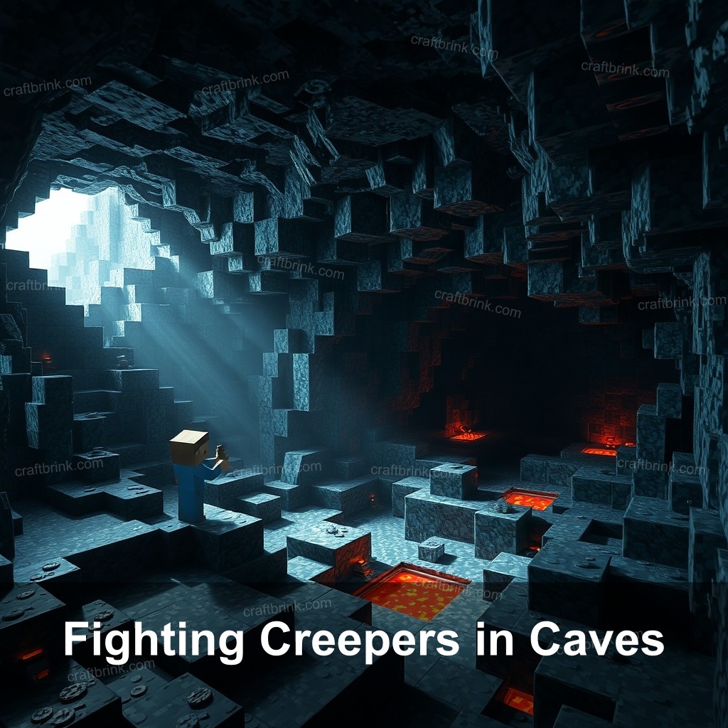 Fighting Creepers in Caves