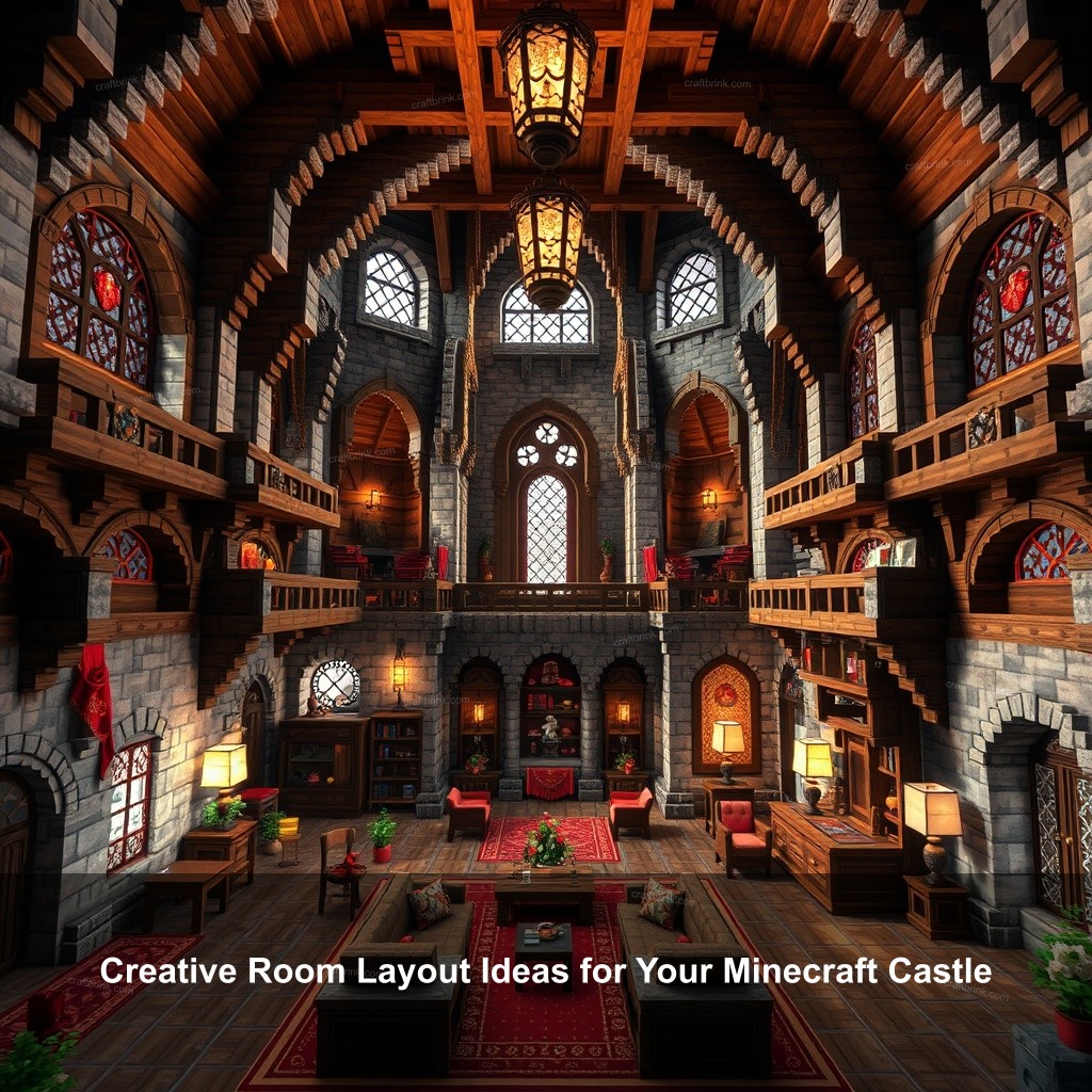 Creative Room Layout Ideas for Your Minecraft Castle