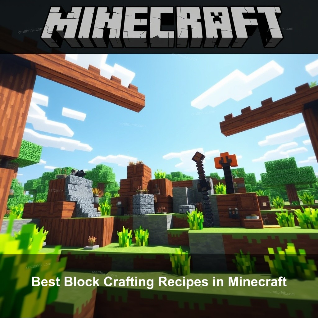 Best Block Crafting Recipes in Minecraft