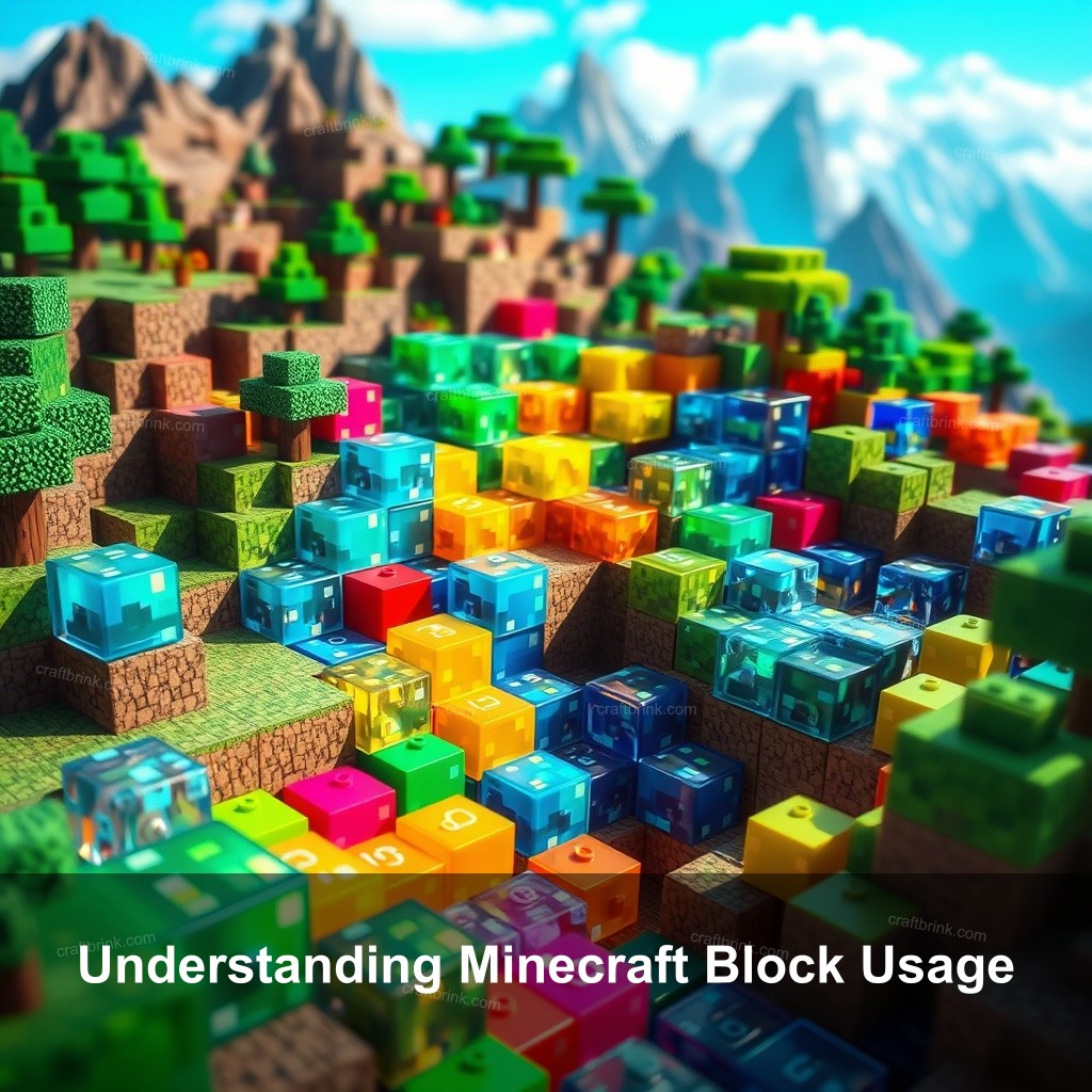 Understanding Minecraft Block Usage