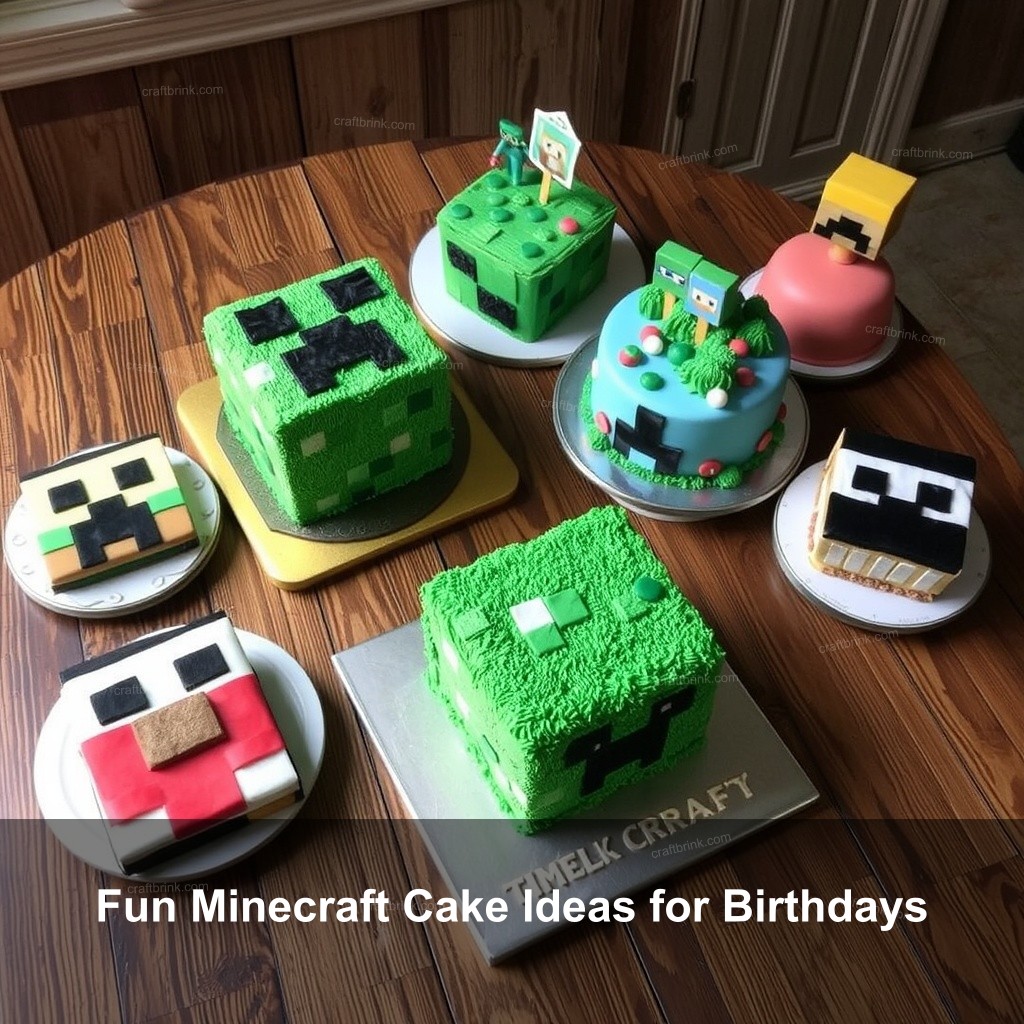 Fun Minecraft Cake Ideas for Birthdays