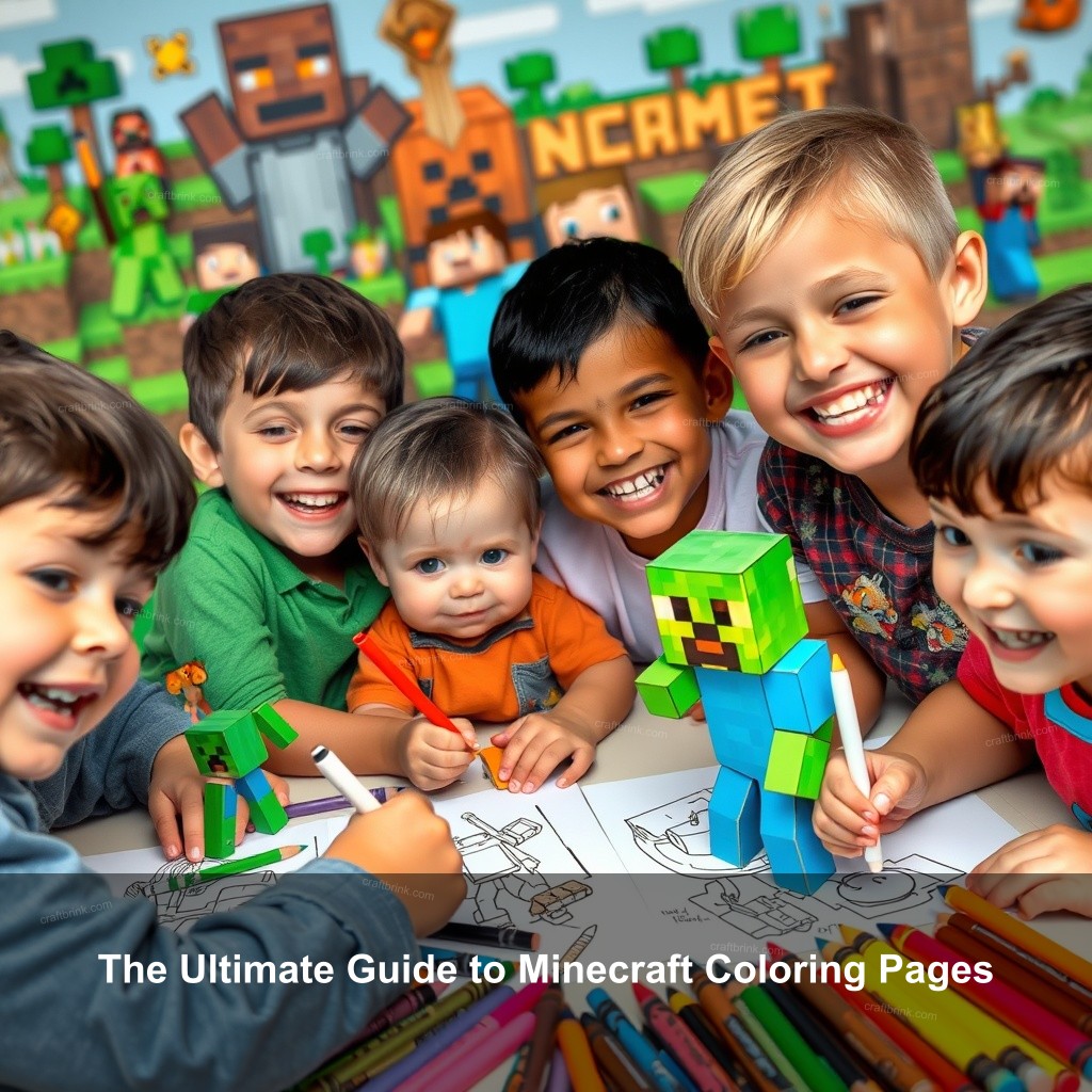 The Ultimate Guide to Minecraft Coloring Pages