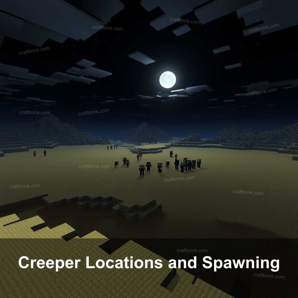 Creeper Locations and Spawning