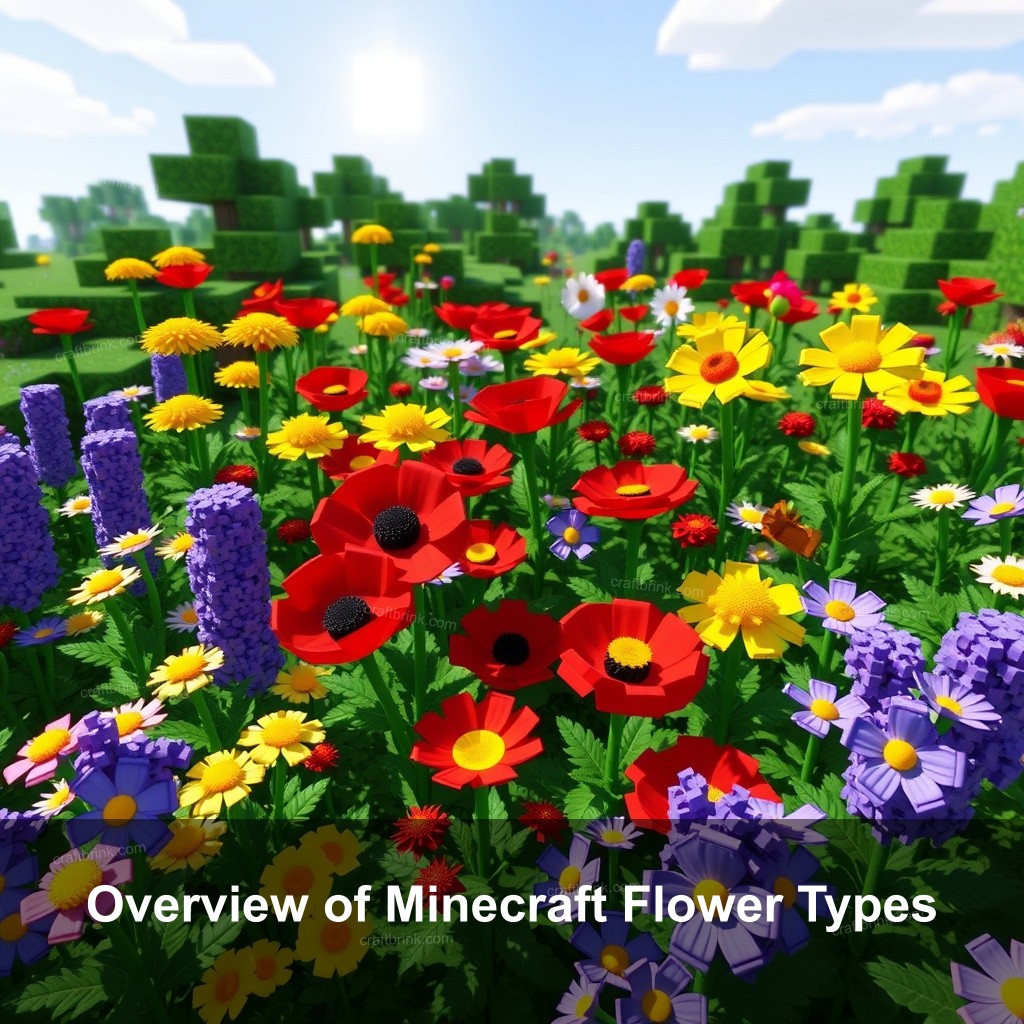 Overview of Minecraft Flower Types