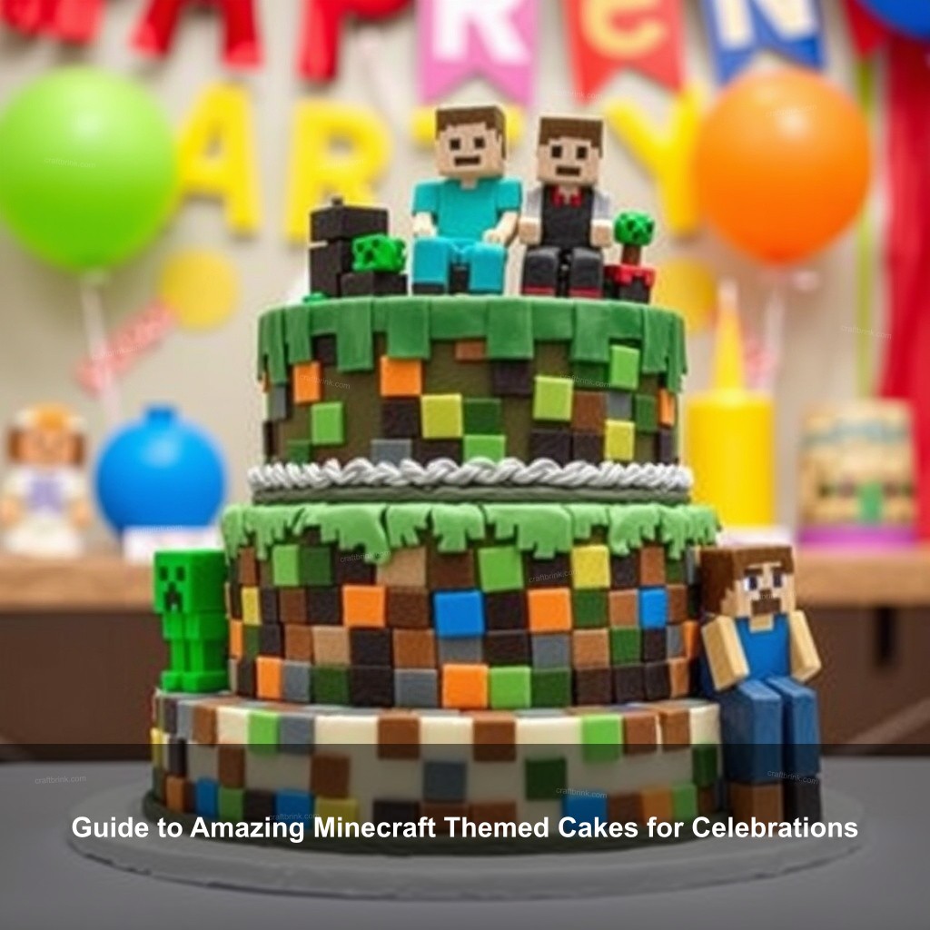 Guide to Amazing Minecraft Themed Cakes for Celebrations