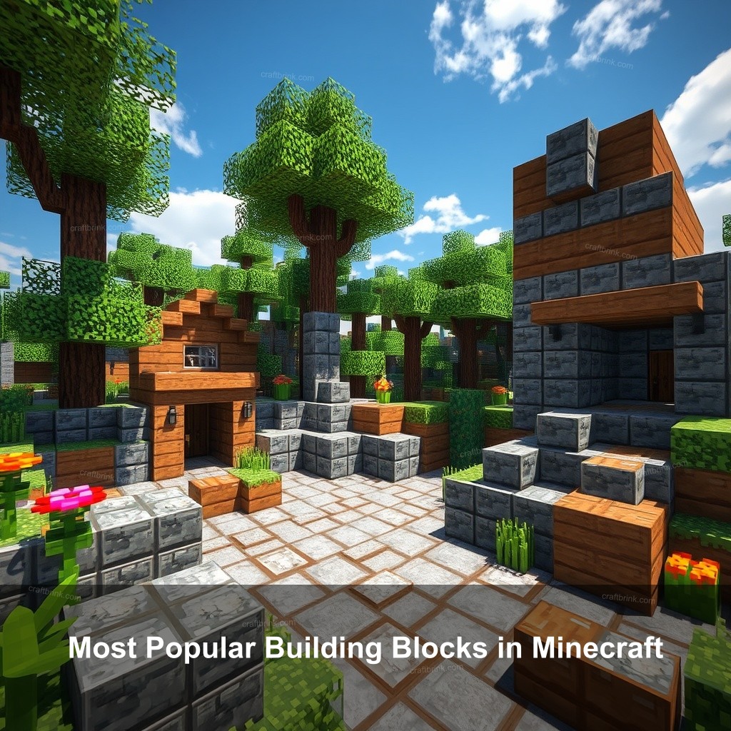 Most Popular Building Blocks in Minecraft