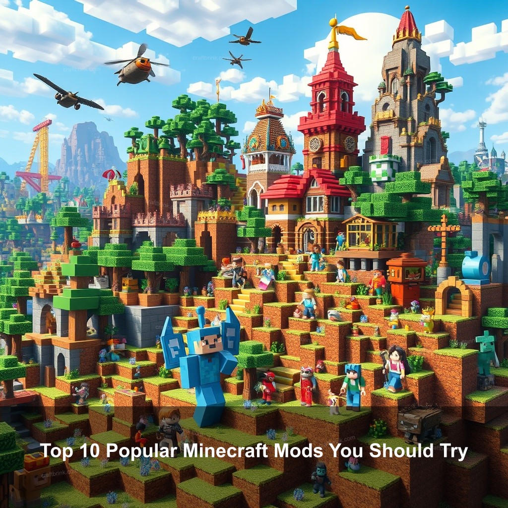 Top 10 Popular Minecraft Mods You Should Try