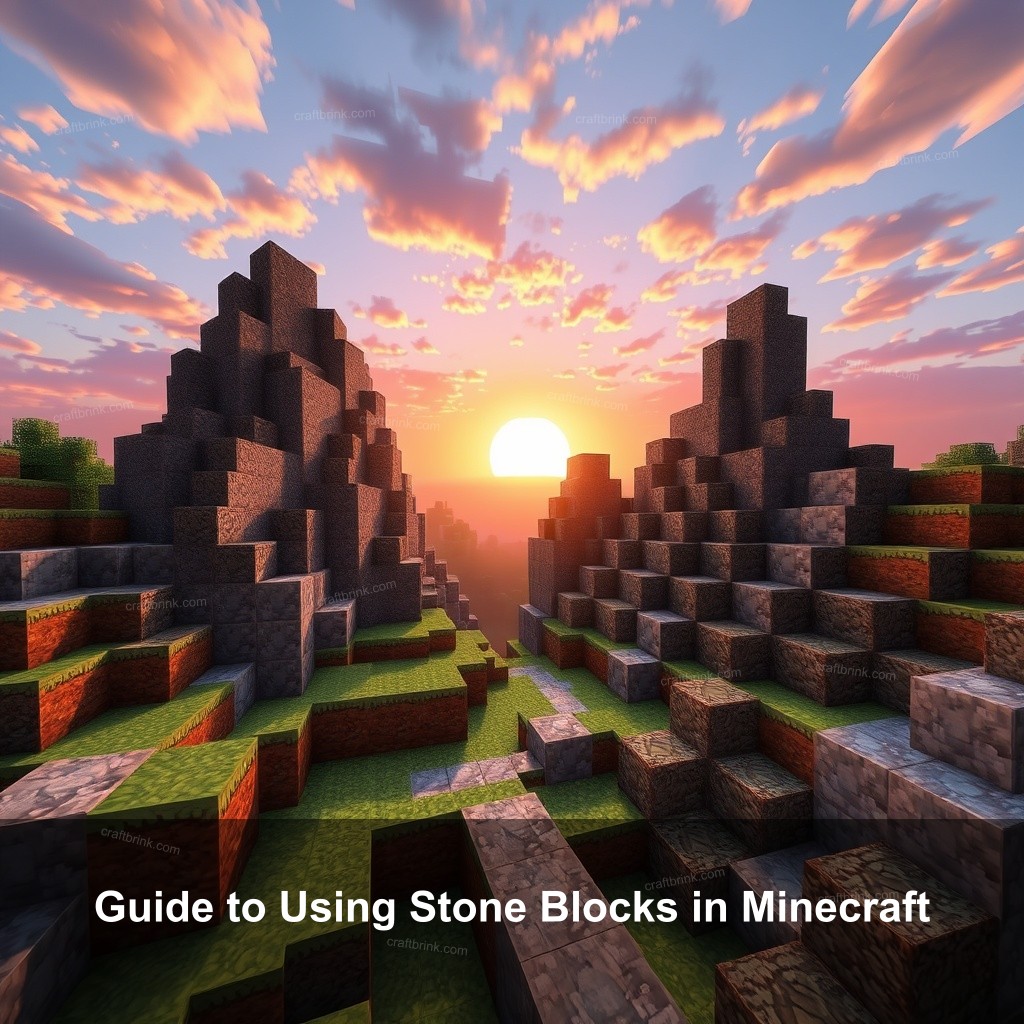 Guide to Using Stone Blocks in Minecraft