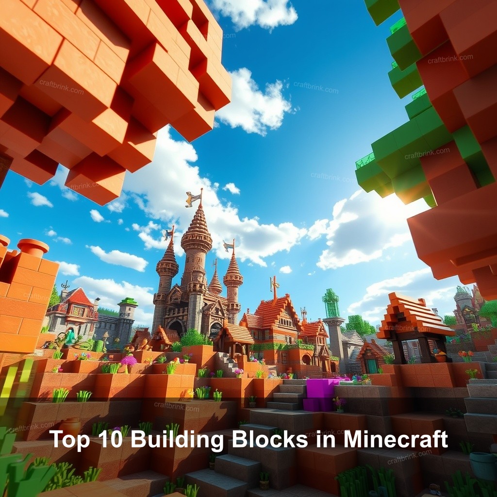 Top 10 Building Blocks in Minecraft