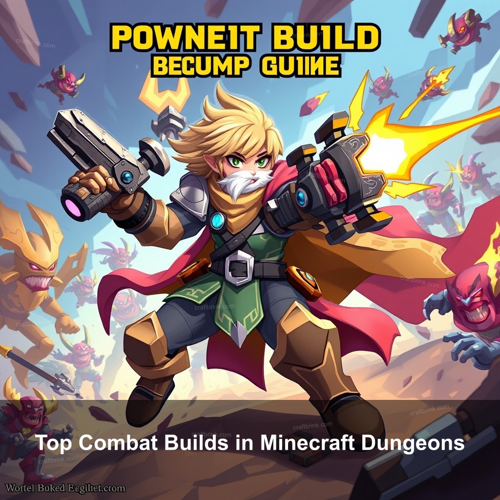 Top Combat Builds in Minecraft Dungeons