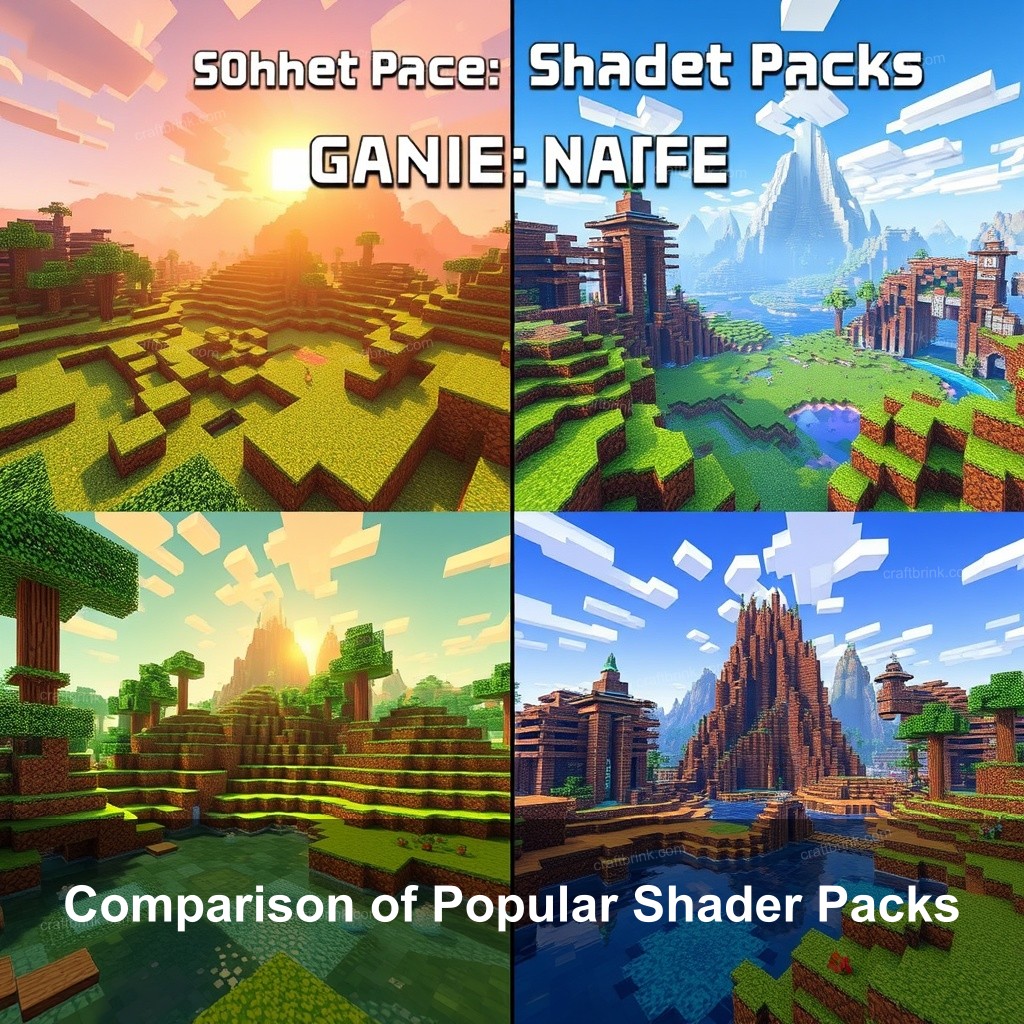 Comparison of Popular Shader Packs