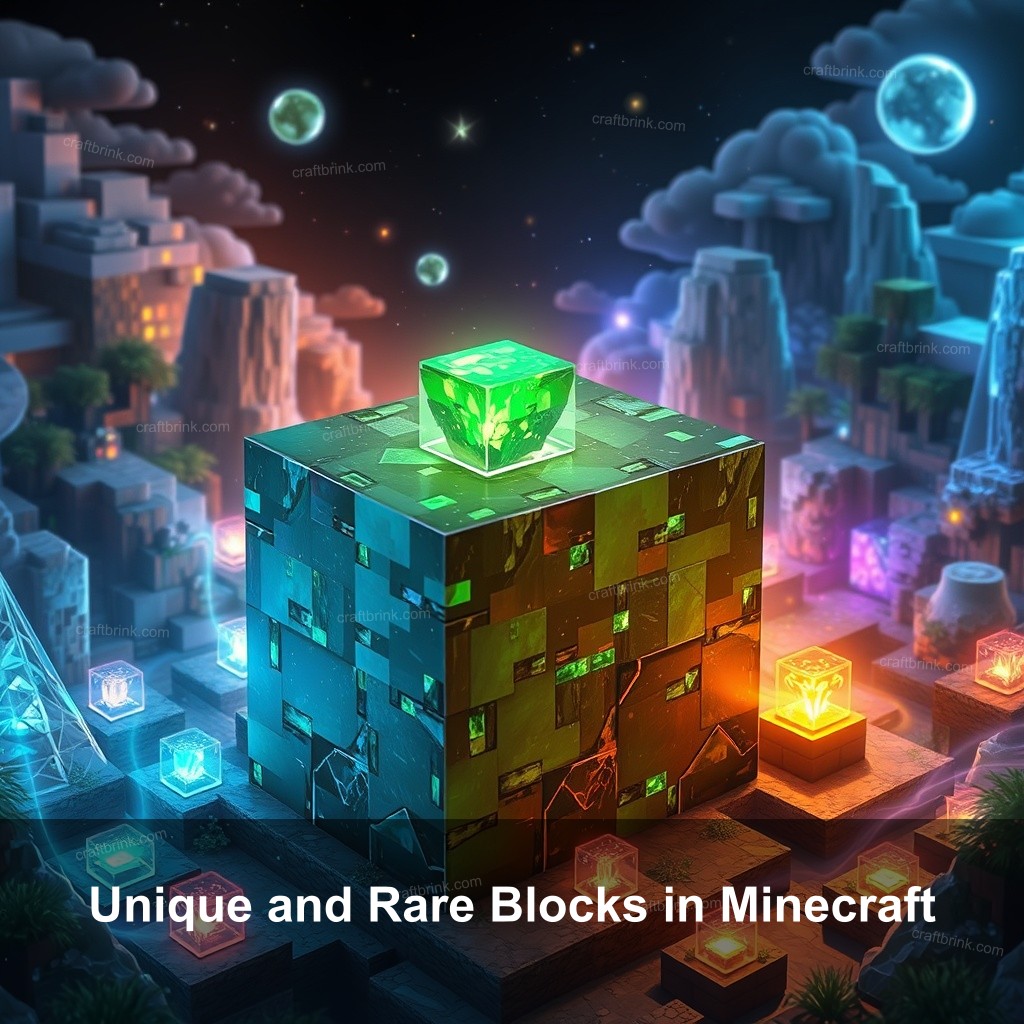 Unique and Rare Blocks in Minecraft