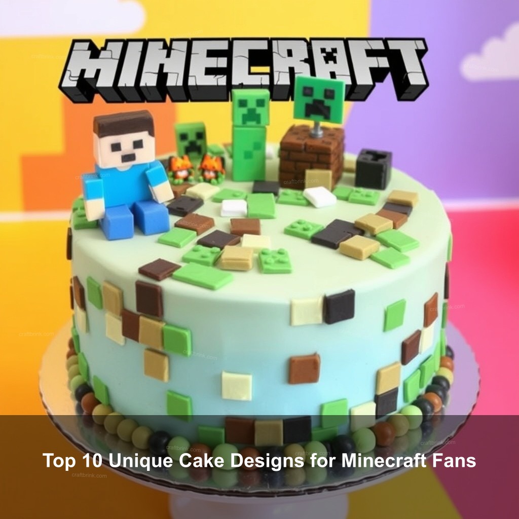 Top 10 Unique Cake Designs for Minecraft Fans