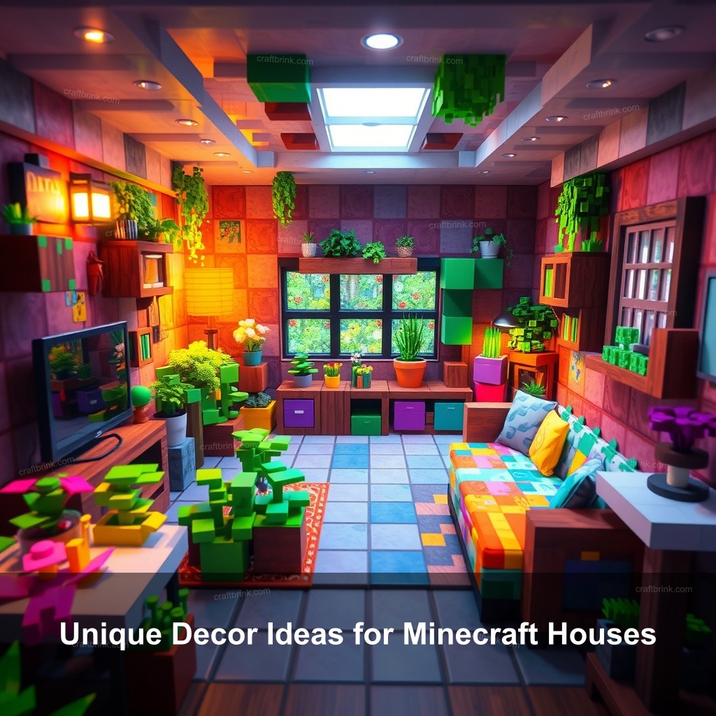 Unique Decor Ideas for Minecraft Houses