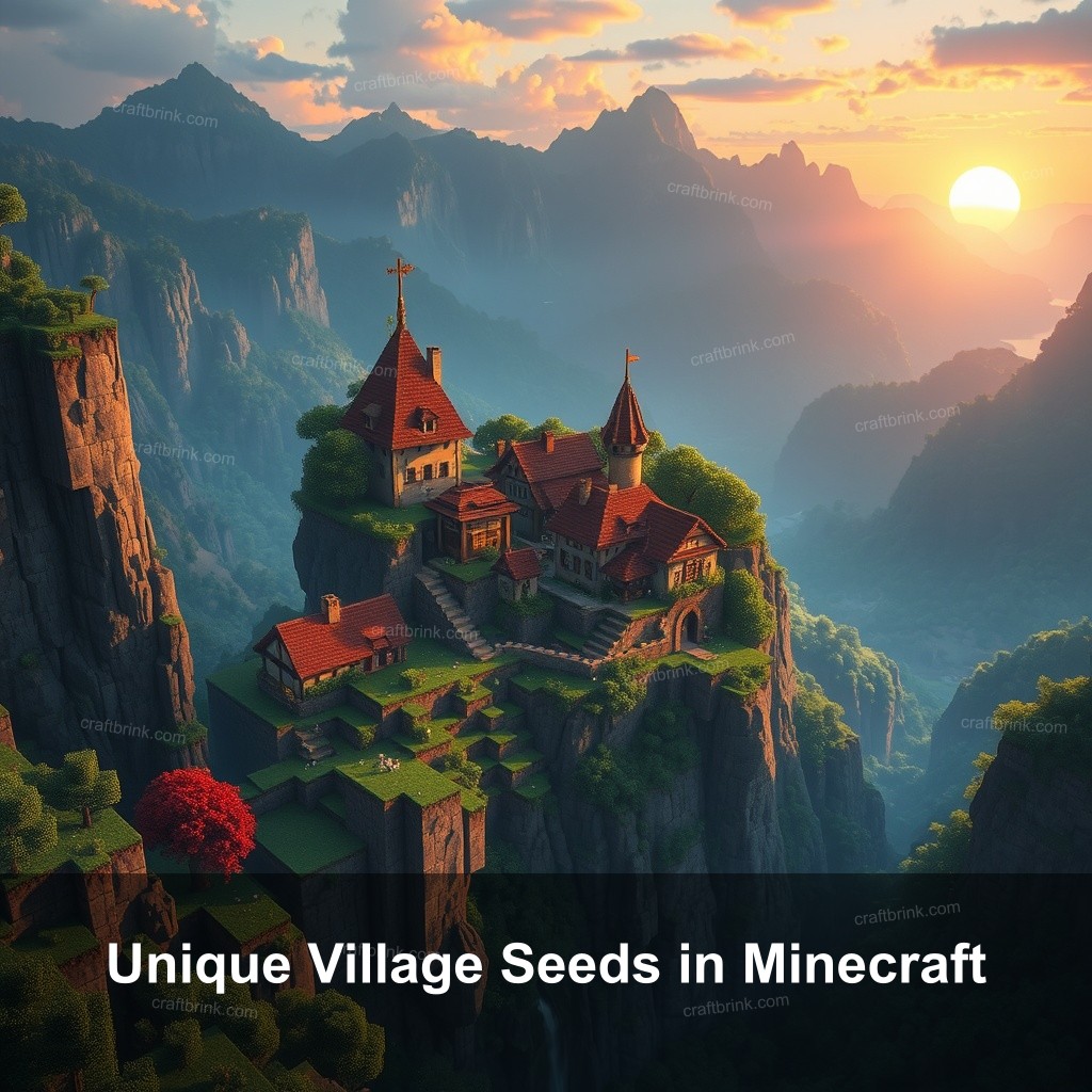 Unique Village Seeds in Minecraft