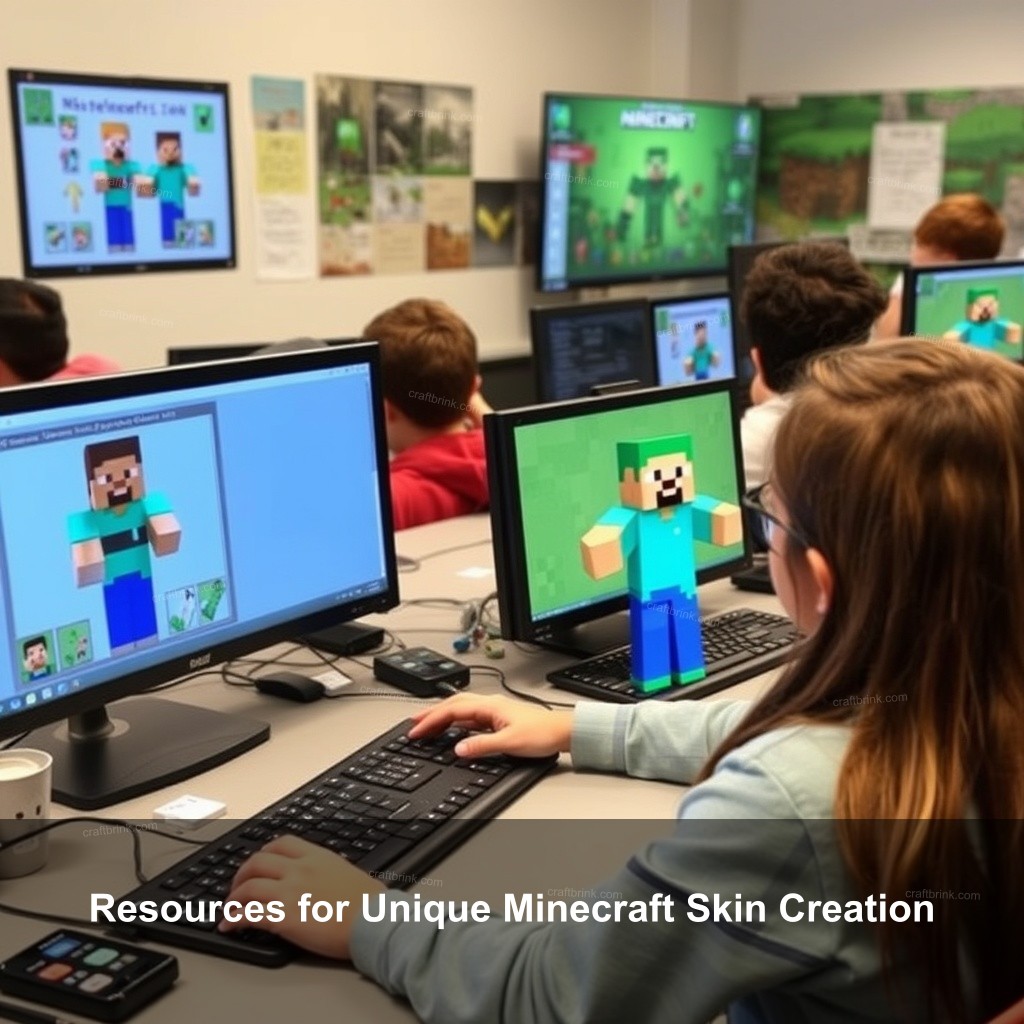 Resources for Unique Minecraft Skin Creation