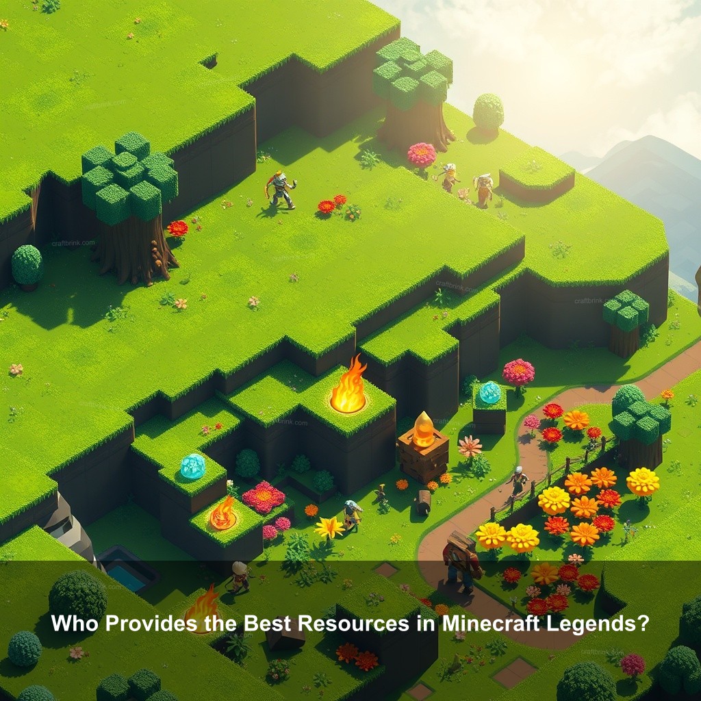 Who Provides the Best Resources in Minecraft Legends?