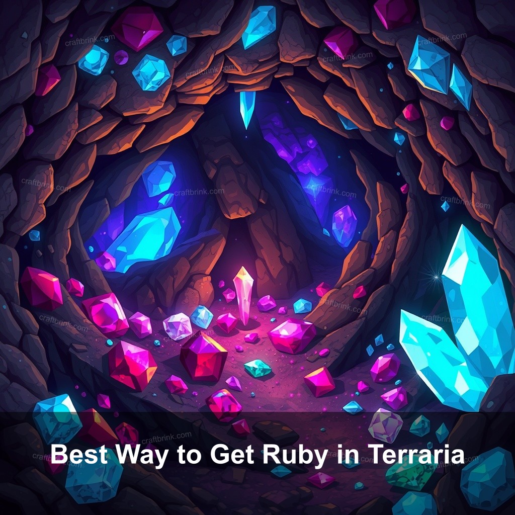 Best Way to Get Ruby in Terraria