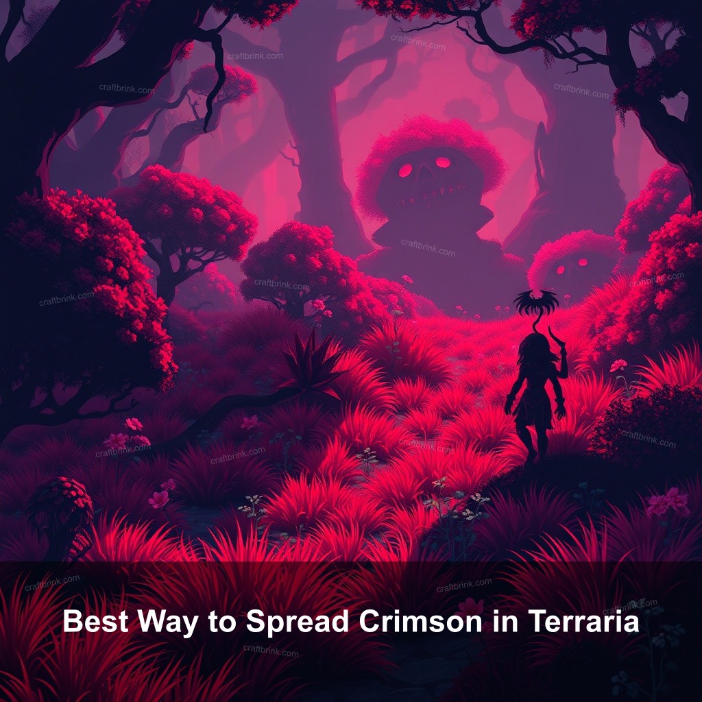 Best Way to Spread Crimson in Terraria