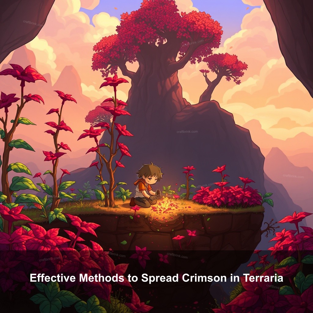 Effective Methods to Spread Crimson in Terraria