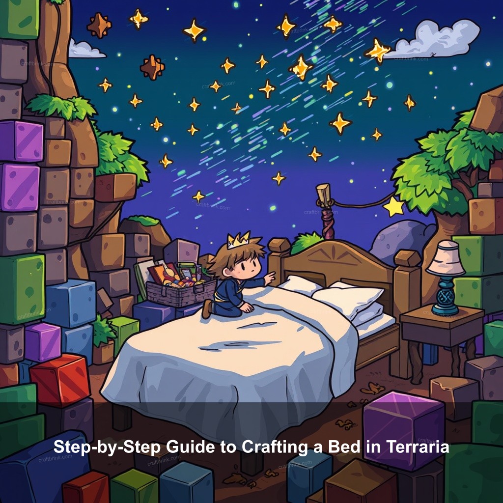 Step-by-Step Guide to Crafting a Bed in Terraria