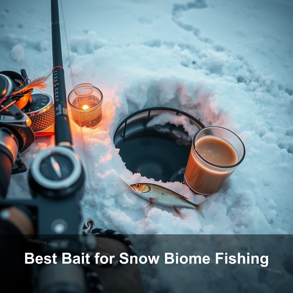 Best Bait for Snow Biome Fishing