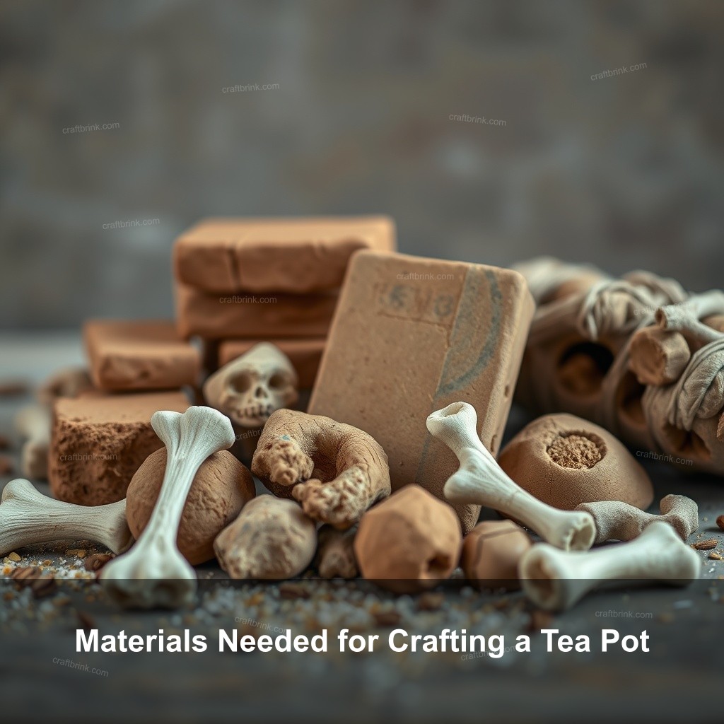 Materials Needed for Crafting a Tea Pot