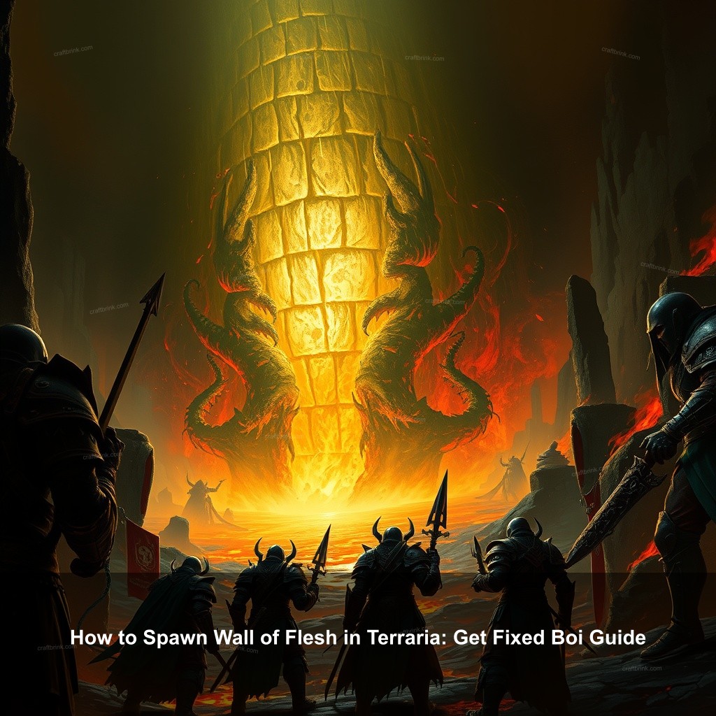 How to Spawn Wall of Flesh in Terraria: Get Fixed Boi Guide
