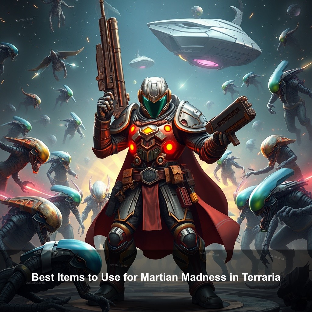 Best Items to Use for Martian Madness in Terraria